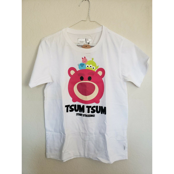 Disney Tsum Tsum Chocoolate Start Stacking T-shirt Size XS - Picture 1 of 5
